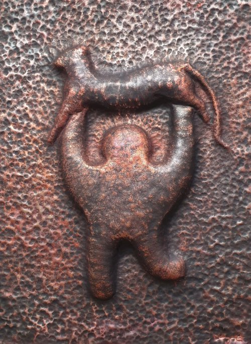 오정은_쉼_ redcopper ,赤銅 돋을새김 31 x 41cm (2021). 사진제공=더리미미술관