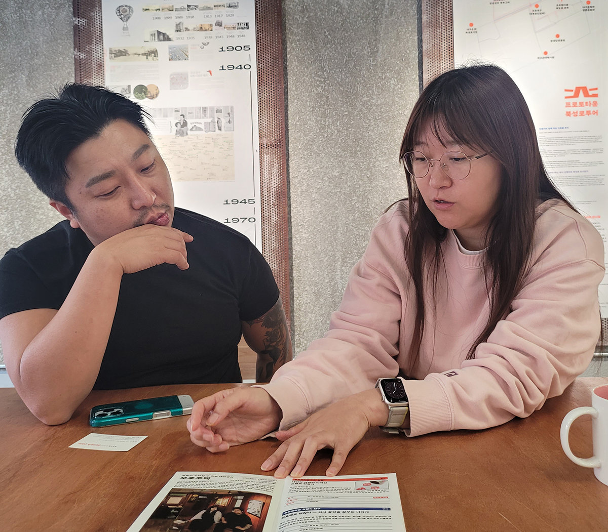 이만수 프로토타운 대표(레인메이커 대표)와 김인혜 총괄PM(폴락 대표)이 프로토타운을 소개하고 있다. 대구=박태근 기자 ptk@donga.com