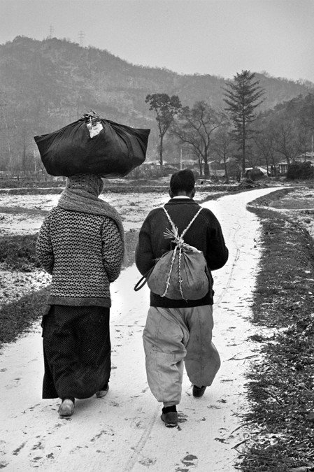 겨울- 부부. 경기도 양주 1983년
