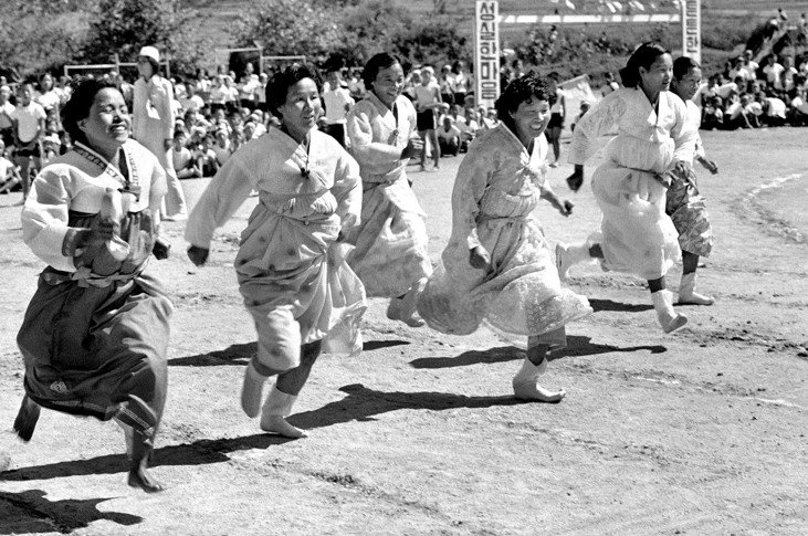 가을- 운동회 , 전북 고창 1976년