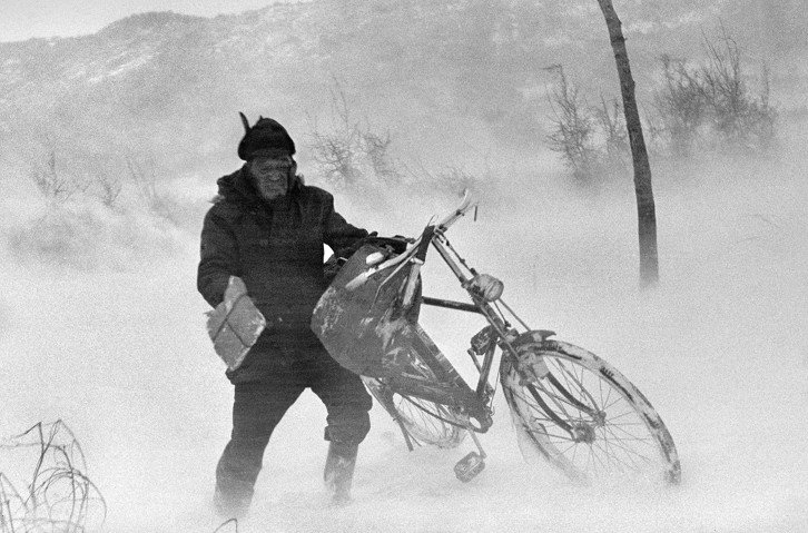 겨울- 우체부 전북 고창  1975년