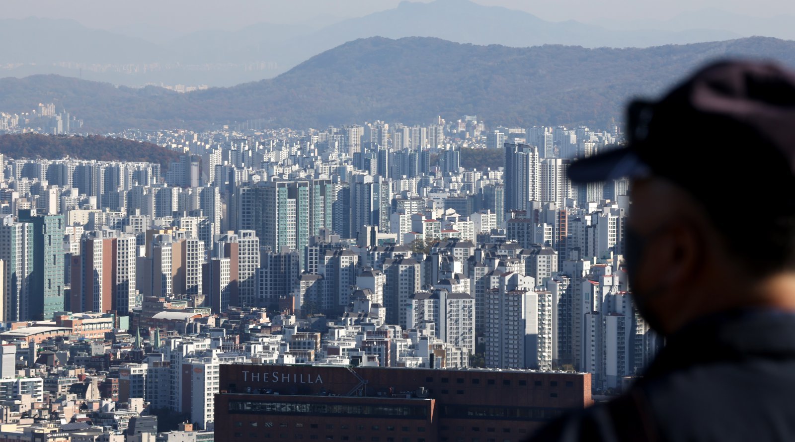 서울 중구 남산에서 바라본 도심에 아파트 단지가 보이고 있다. 2025.11.14/뉴스1