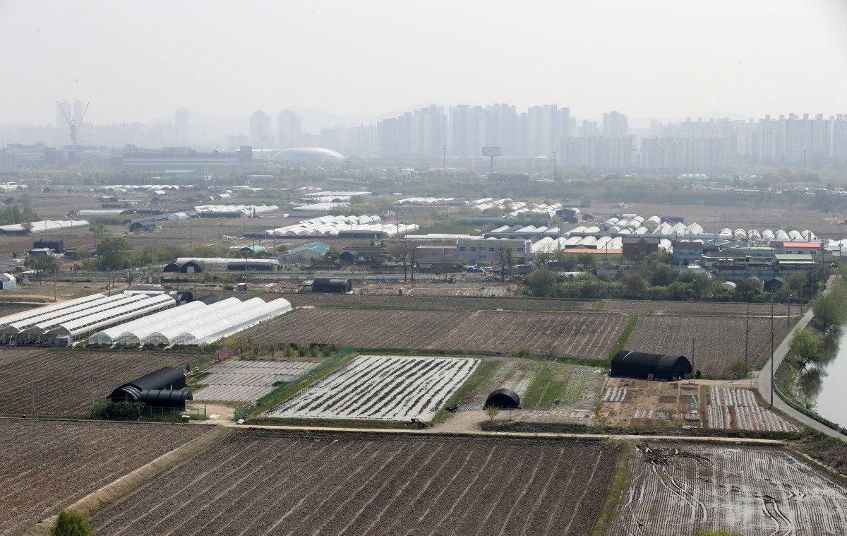 3기 신도시 인천 계양지구의 2021년 모습. 뉴시스