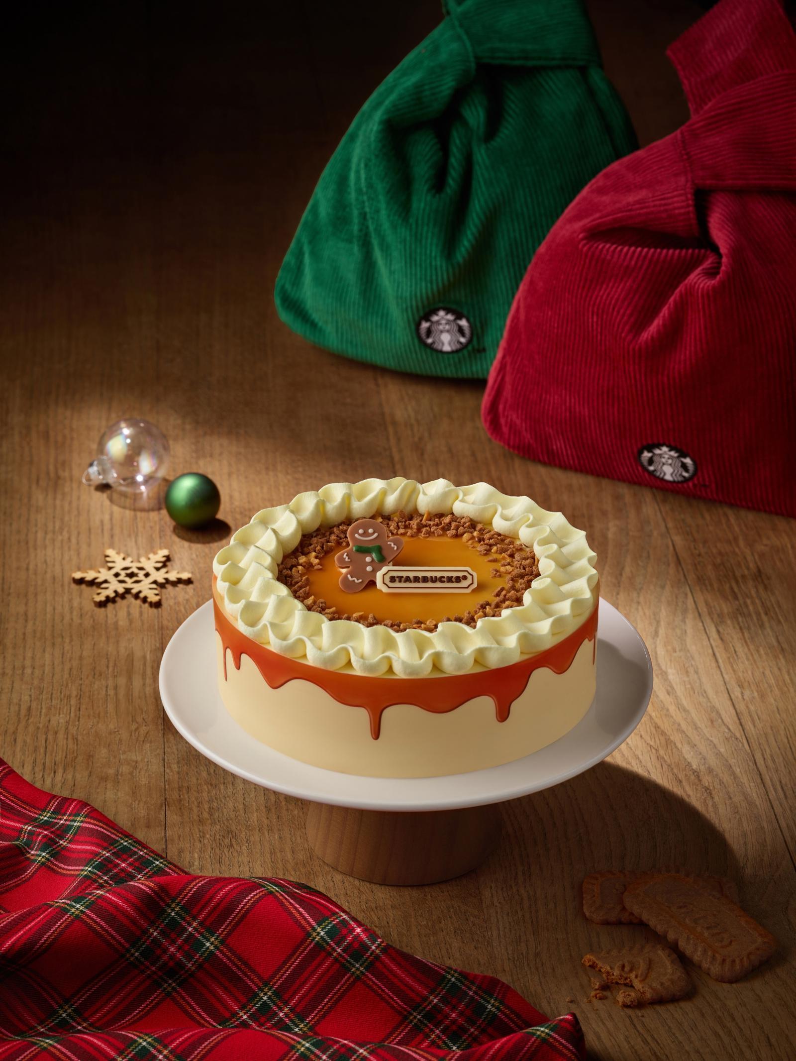 이달 25일부터 스타벅스 앱 온라인 스토어에서 주문할 수 있는 ‘쿠키 크럼블 아이스크림 케이크’.