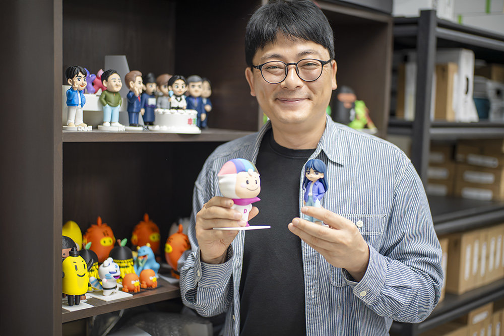 마인3디피는 최근 2D 이미지를 3D 캐릭터 도면으로 구현하는 기술을 바탕으로 캐릭터 인쇄 사업 등까지 사업 영역을 넓혔다 / 출처=IT동아