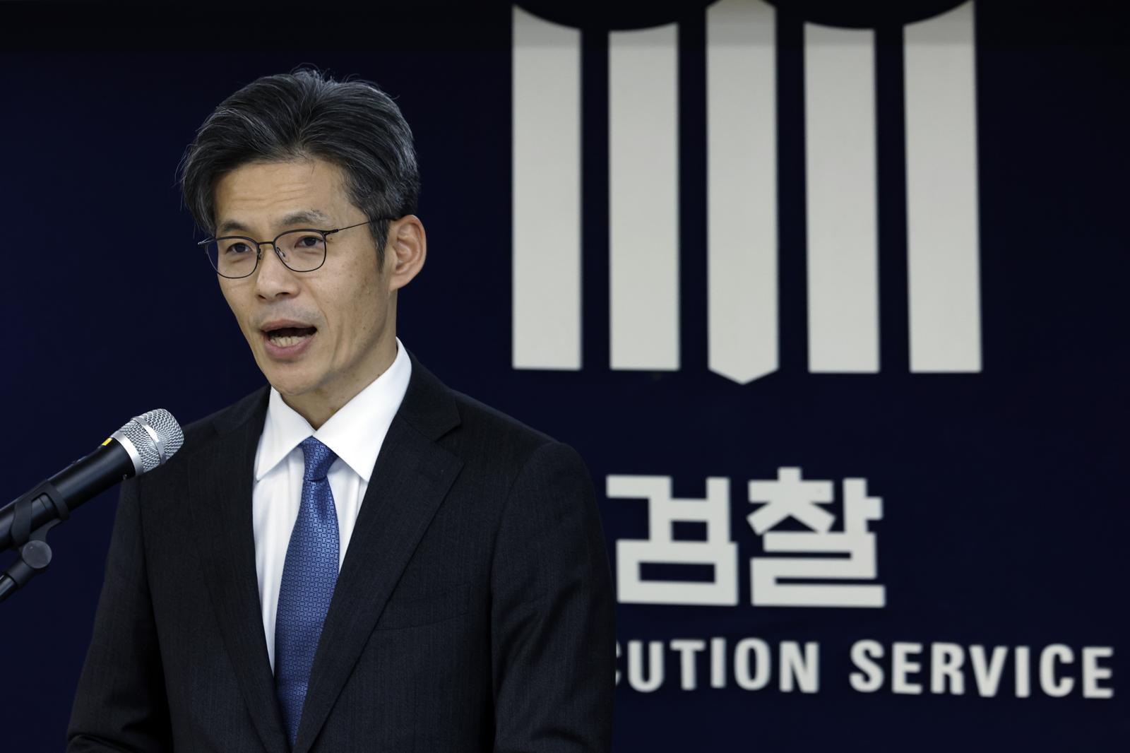 박철우 신임 서울중앙지검장이 21일 오전 서울 서초구 서울중앙지검에서 열린 취임식에서 취임사를 하고 있다. 신원건 기자 laputa@donga.com