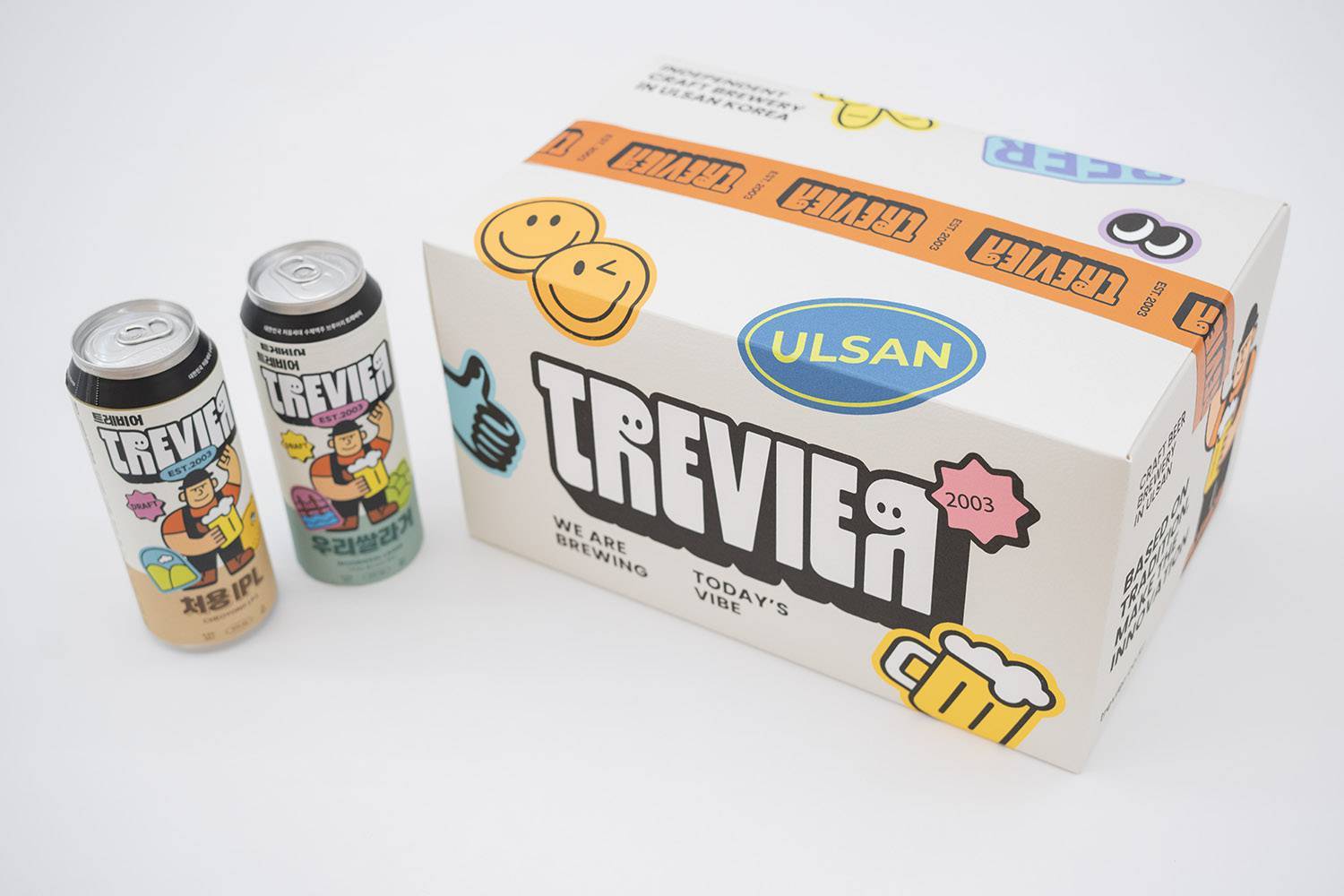 울산 중소기업 브랜드 디자인개발 지원사업에 참여한 비어포트브로이는 그래피디자인과 함께 브랜드 디자인을 개선했다. / 출처=IT동아