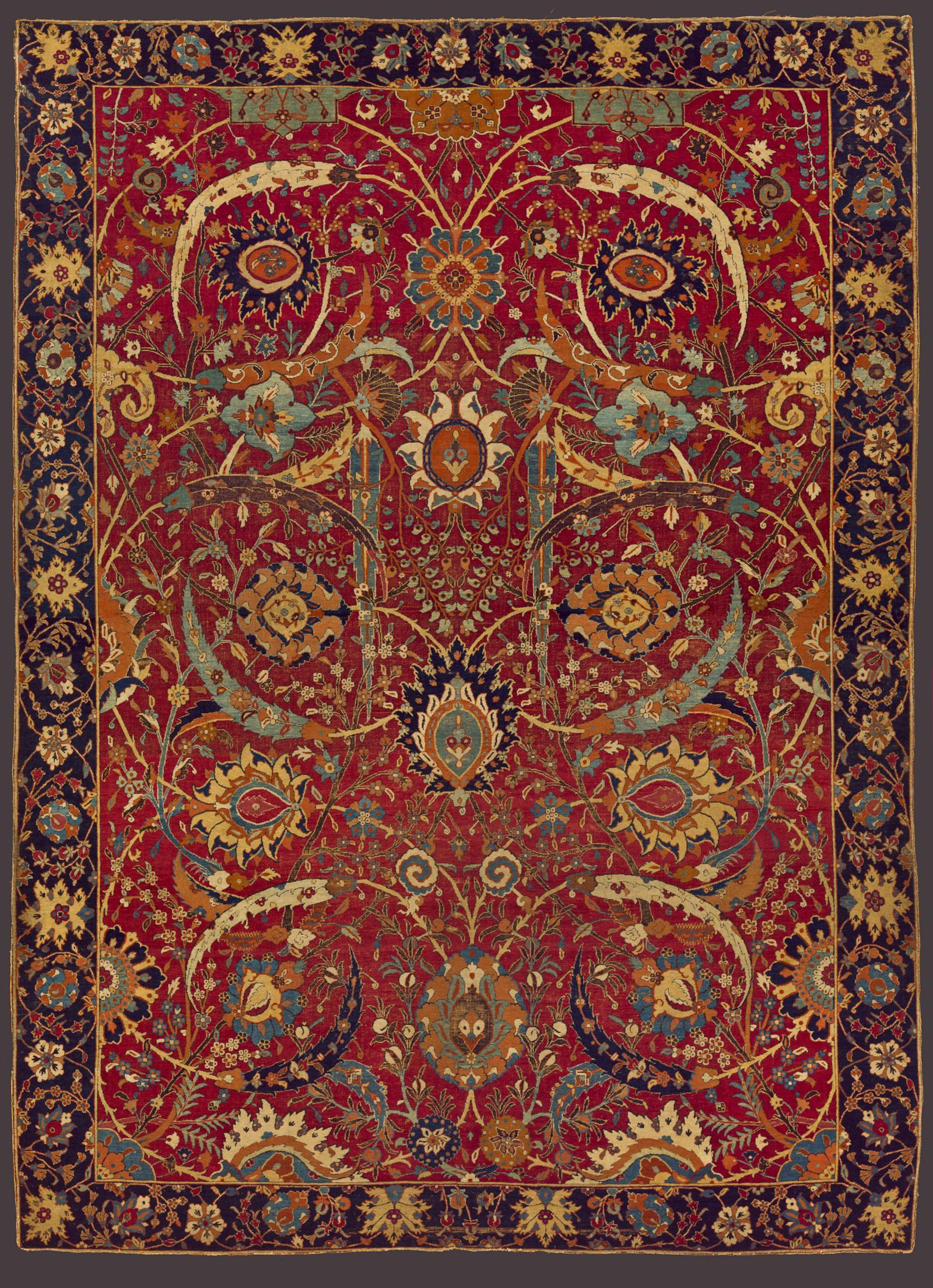 사파비 제국의 왕좌용 카펫.