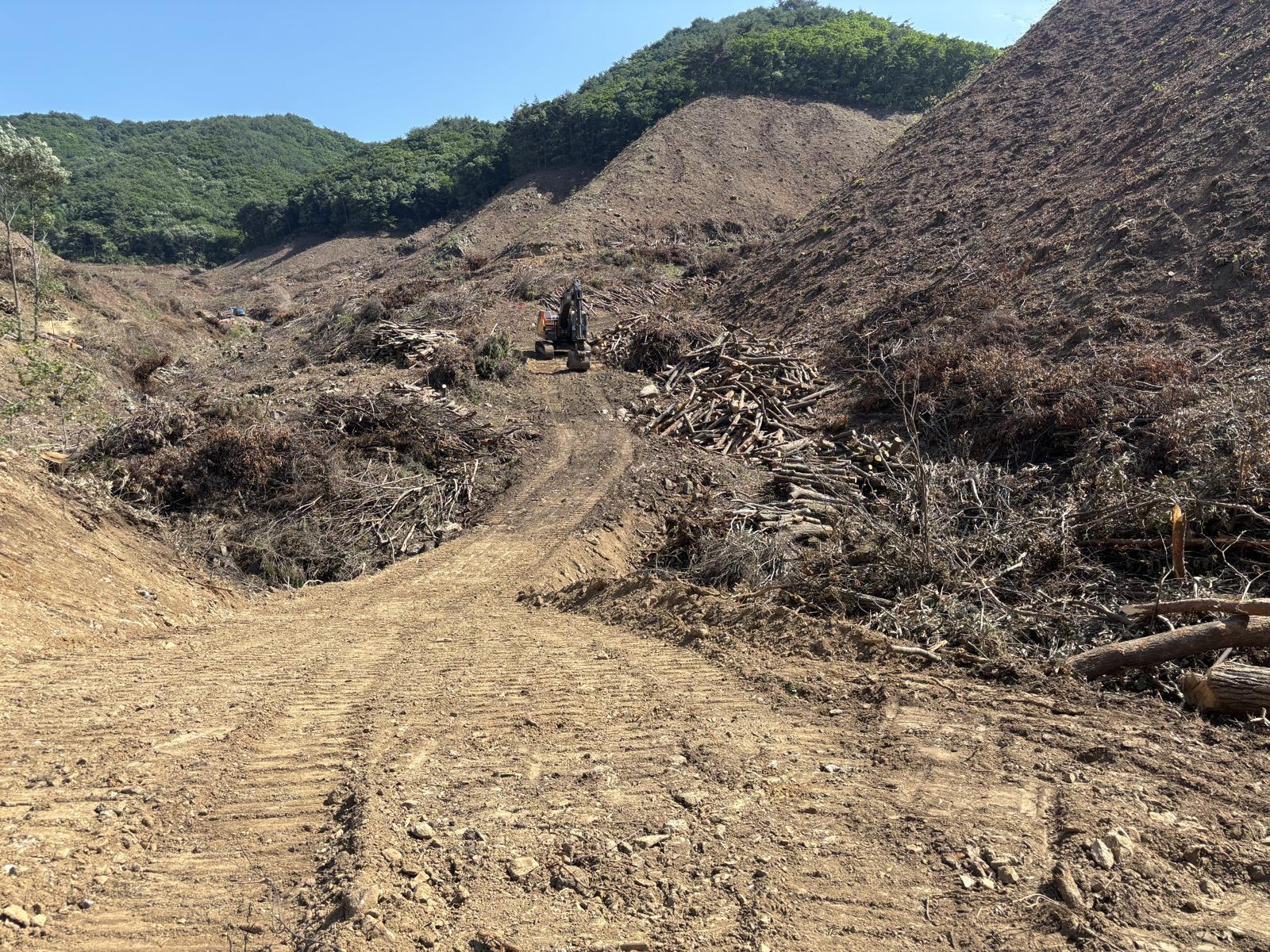 충북 영동 양수발전소 원목