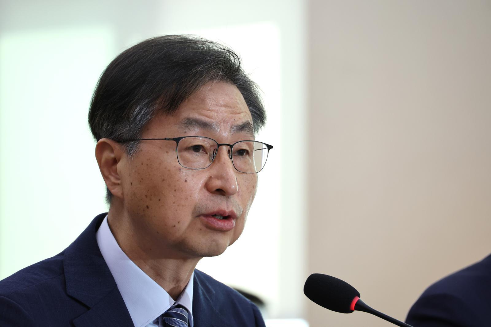 최재해 감사원장이 16일 서울 여의도 국회에서 열린 법제사법위원회 국정감사에서 질의에 답하고 있다. 2025.10.16. 뉴시스