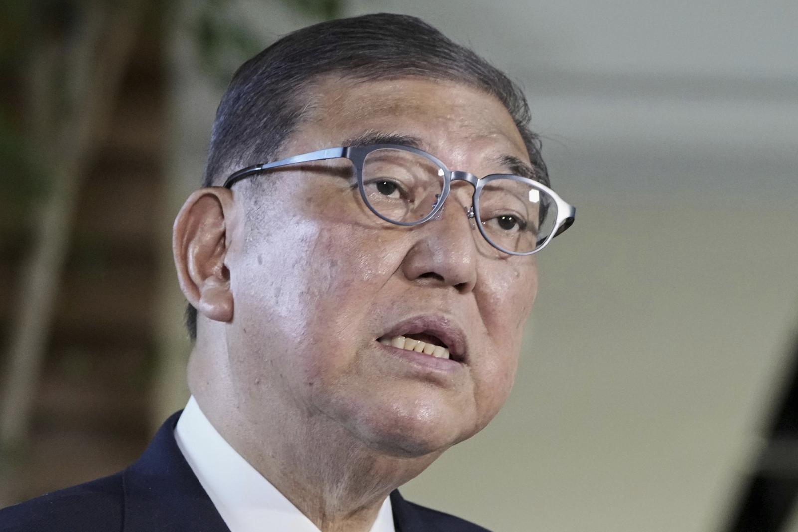 이시바 시게루(石破茂) 일본 총리. 도쿄=AP/뉴시스