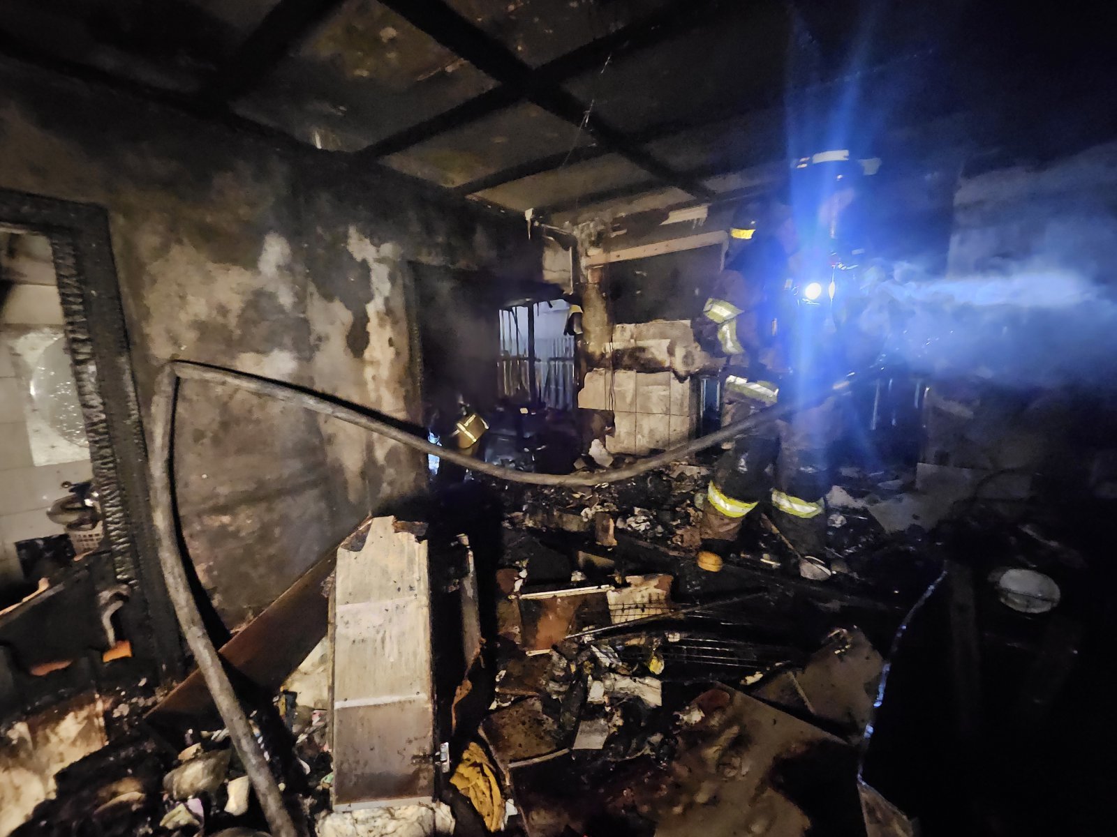 경기 남양주 빌라 화재 현장. 남양주소방서 제공