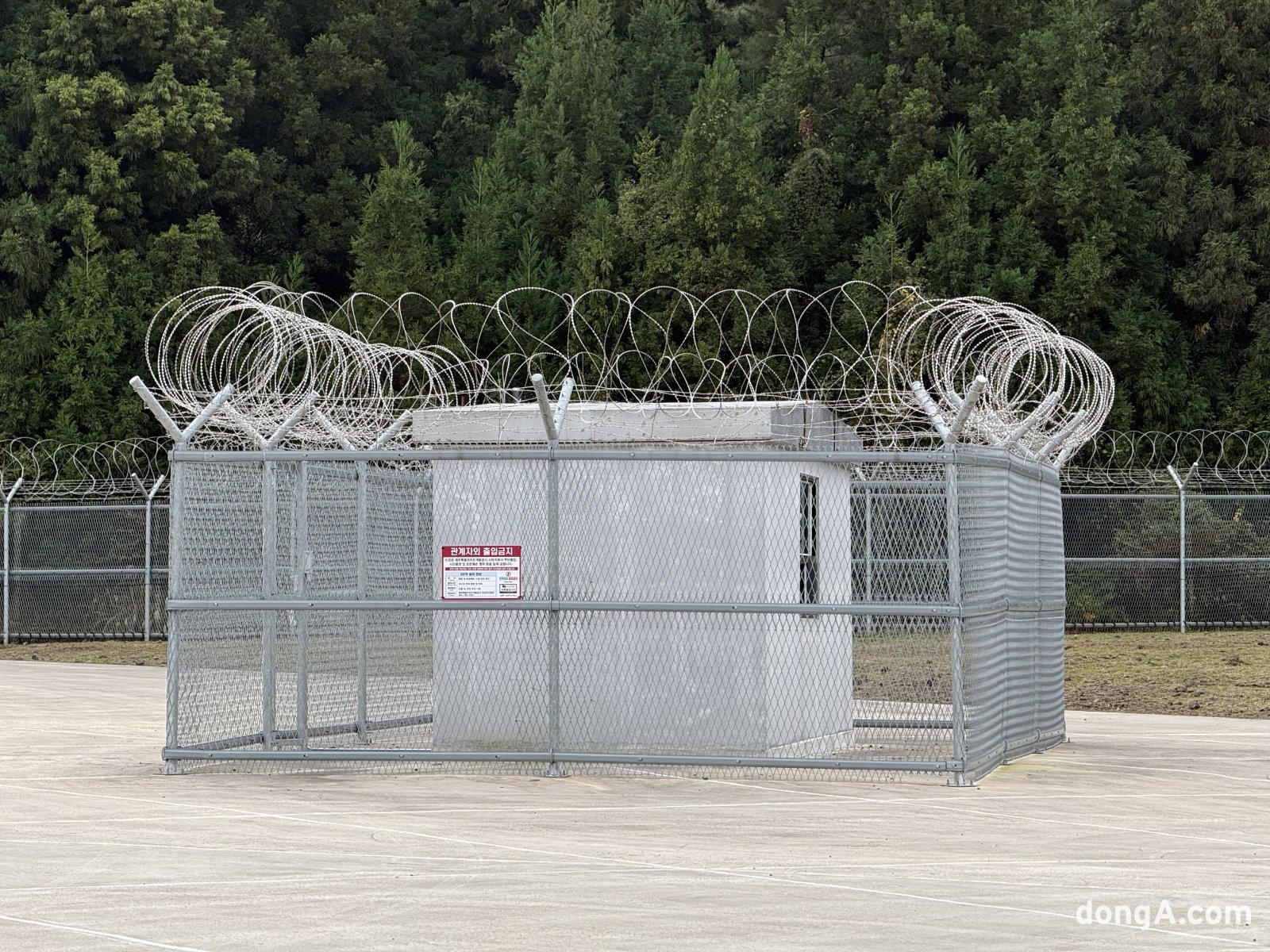 제주 삼다수 취수원 내부.