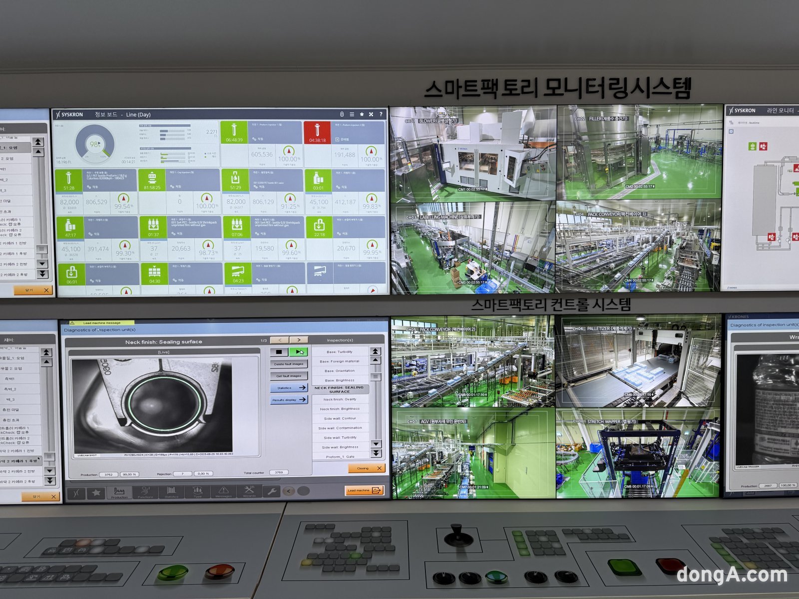 제주삼다수 스마트팩토리 공정.