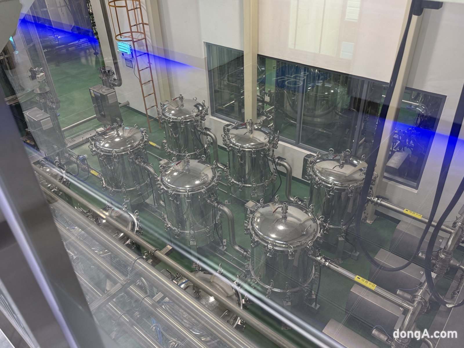 제주 삼다수 생산공정.