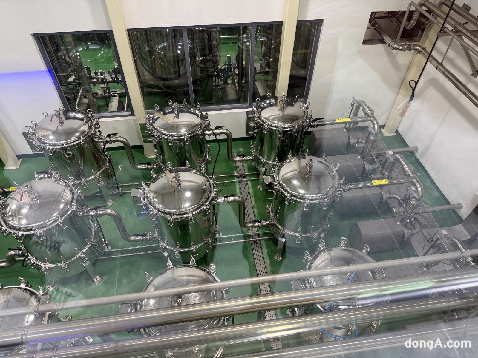 제주 삼다수 생산공정.