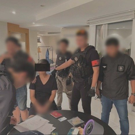 태국 수사 당국이 ‘필로폰’을 영리 목적으로 소지한 혐의로 일본인 40대 남성 2명을 체포했다. TBS 캡쳐