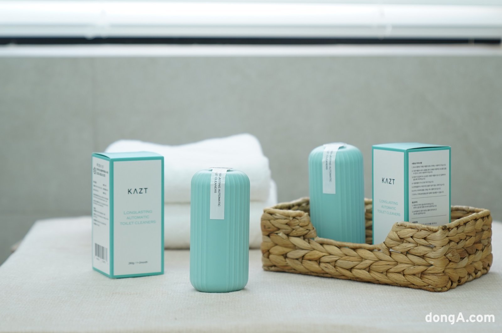 테무 트래픽 통해 베스트셀링 제품된 가쯔 액상 변기세정제.