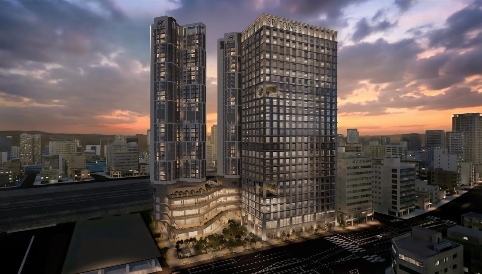 힐스테이트 DMC역 조감도. 삼표그룹