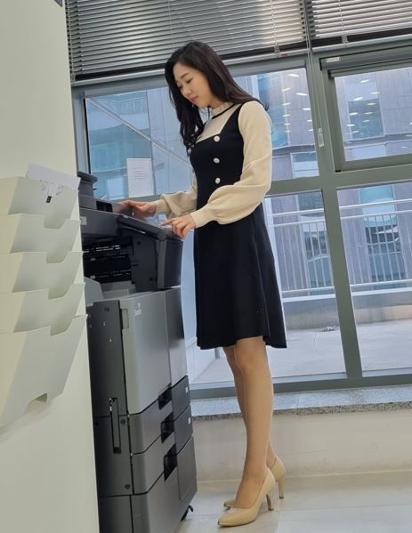 2023년 한 재가복지센터에서 일하던 이지혜 씨.