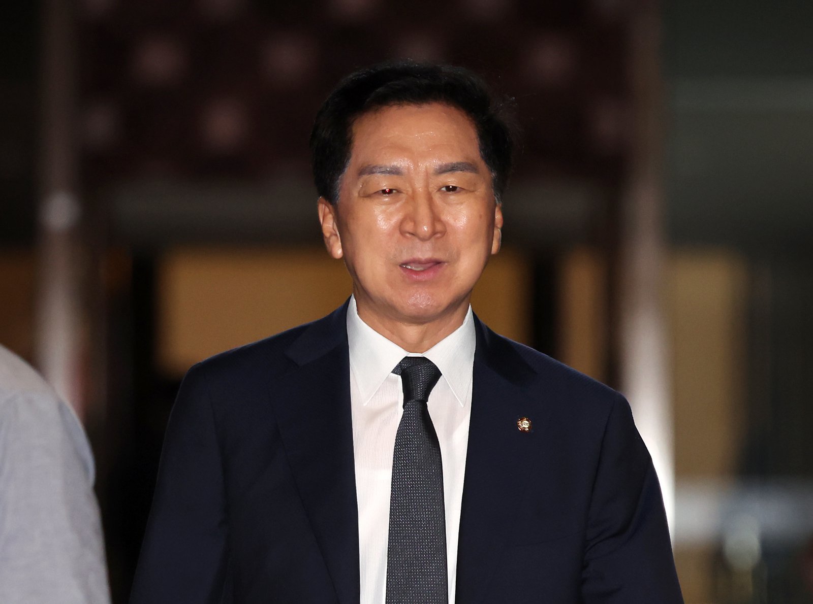 김기현 국민의힘 의원이 1일 오후 서울 여의도 국회에서 열린 의원총회에 참석해 있다. 2025.09.01 뉴시스