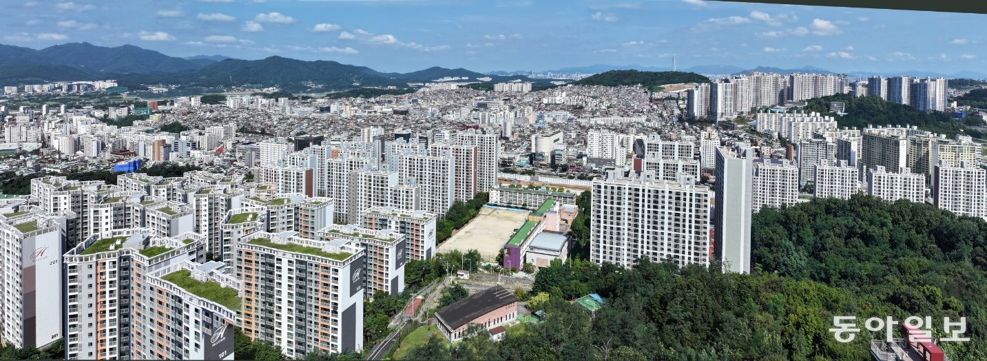 성남시 수정구 일대. 성남시 제공