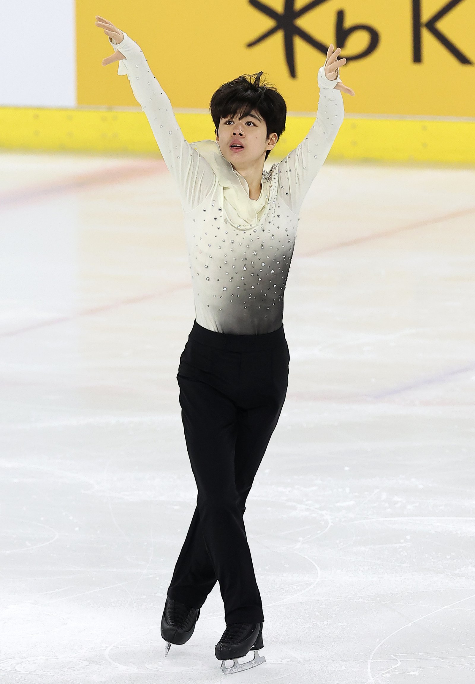 서민규(경신고등학교)가 30일 서울 양천구 목동아이스링크에서 열린 2025 KB금융 전국남녀 피겨스케이팅 회장배 랭킹대회 남자 싱글 프리 프로그램 연기를 펼치고 있다. 2025.11.30 뉴스1