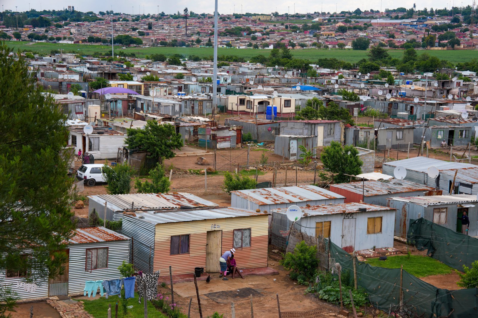 남아공 요하네스버그 소웨토의 한 거주 단지 모습. (사진은 기사와 관련 없음) 요하네스버스(남아공)=AP 뉴시스