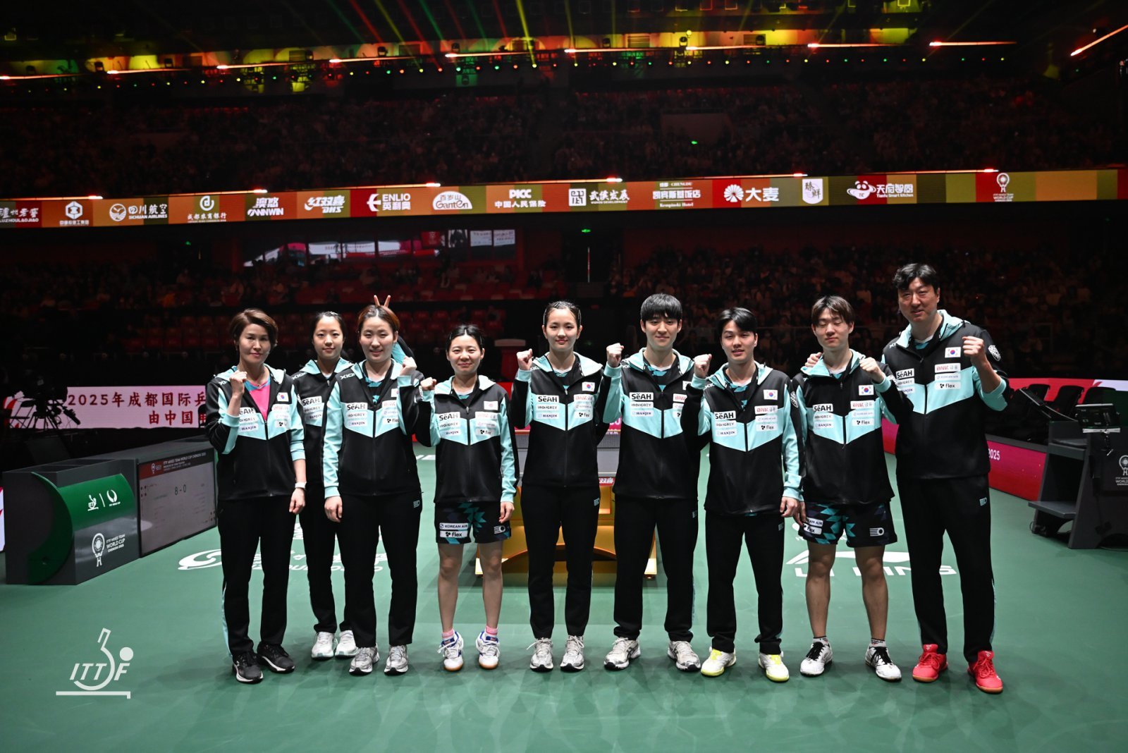 한국 탁구대표팀이 혼성단체 월드컵서 4강을 확정했다. 대한탁구협회 제공