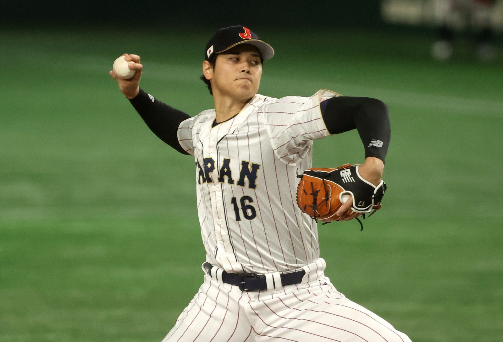 9일 오후 일본 도쿄돔에서 열린 2023 월드베이스볼클래식(WBC) B조 1라운드 중국과 일본의 경기, 일본 대표팀 선발 오타니 쇼헤이가 등판해 1회초 힘차게 공을 던지고 있다. 2023.3.9 뉴스1