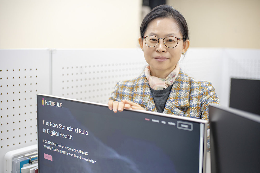 안미경 메디룰 대표, 안 대표는 20여년 간 의료기기 기획, 빅데이터 구축 등의 경력을 거쳤다 / 출처=IT동아