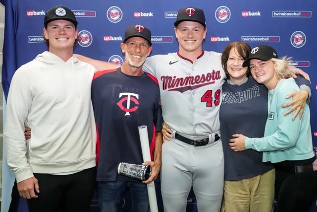 발랜드 가족. 미국프로야구 메이저리그(MLB) 미네소타 제공