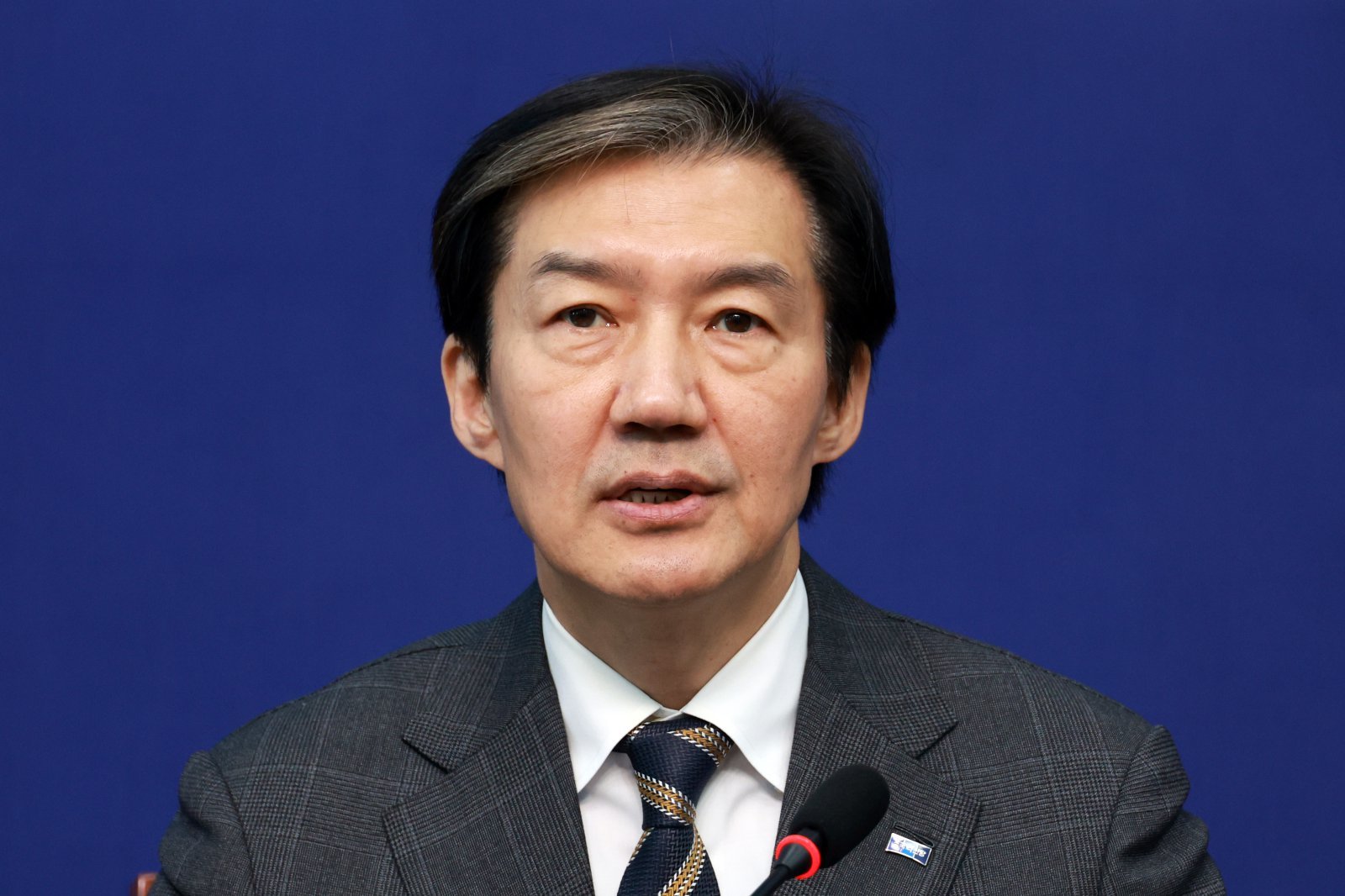 조국 조국혁신당 대표가 8일 서울 여의도 국회에서 열린 최고위원회의에서 발언하고 있다. 2025.12.08. 뉴시스