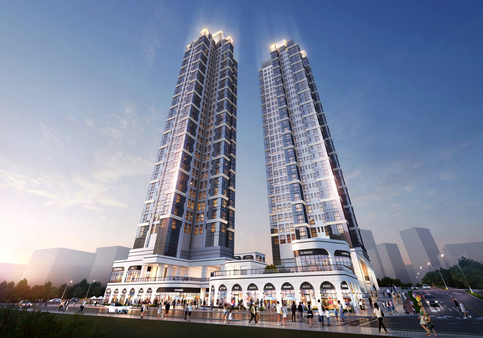 해링턴 스퀘어 과천 투시도.