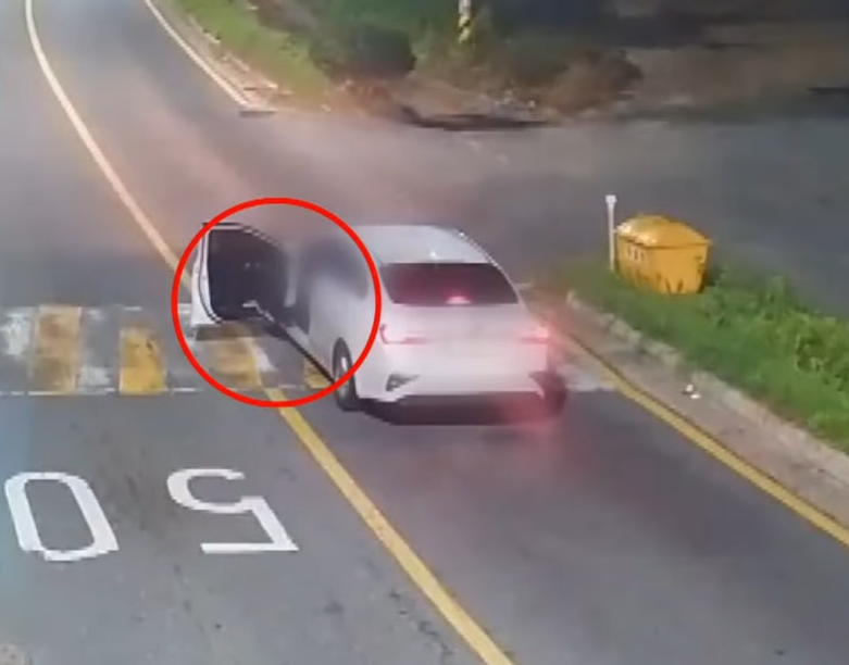 사건 당시의 상황이 담긴 CCTV의 모습. 채널A