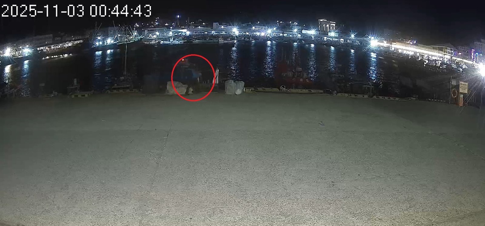 피의자 범행 장면.(사천해경 제공. 재판매 및 DB금지)