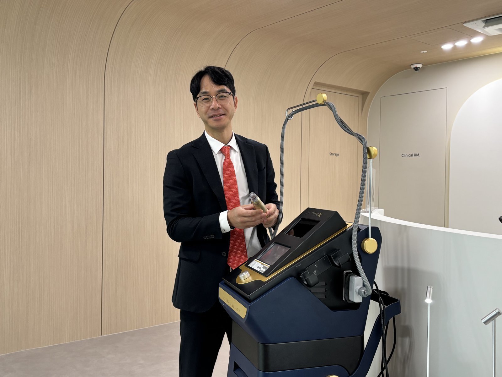 이은천 비올 대표가 실펌X에 대해 설명하고 있다. 황소영 기자 fangso@donga.com