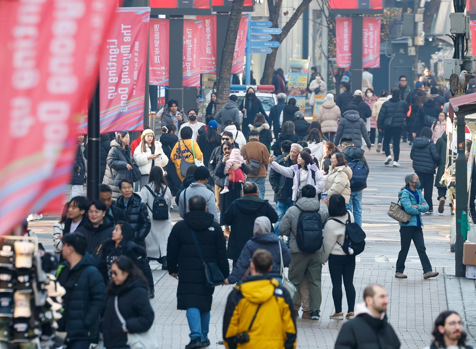 7일 서울 중구 명동거리. 2025.12.7/뉴스1