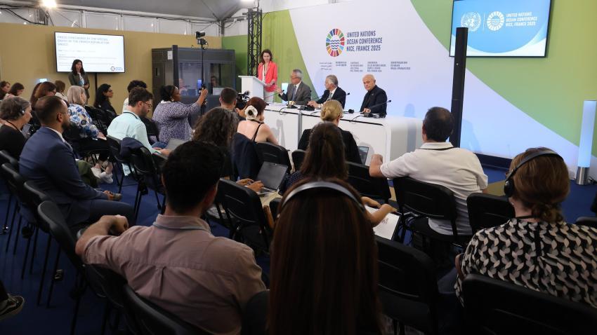 지난 6월 프랑스 니스에서 열린 2025 유엔해양 총회 모습. 출처=유엔