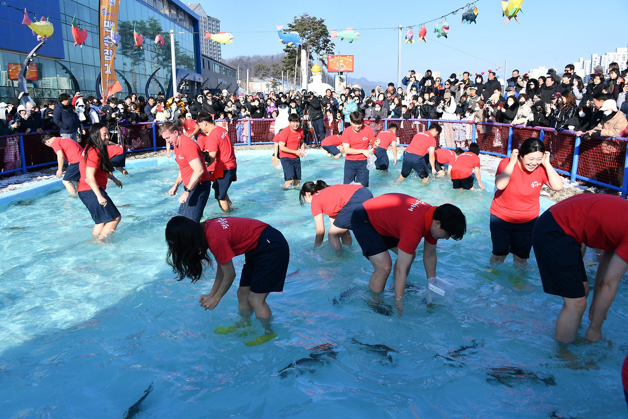 평창송어축제. 강원도 제공