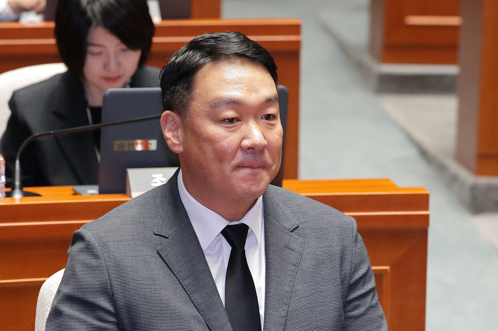 국민의힘 사무총장에 발탁된 정희용 의원이 1일 오후 서울 여의도 국회에서 열린 의원총회에 참석하고 있다. 2025.9.1/뉴스1