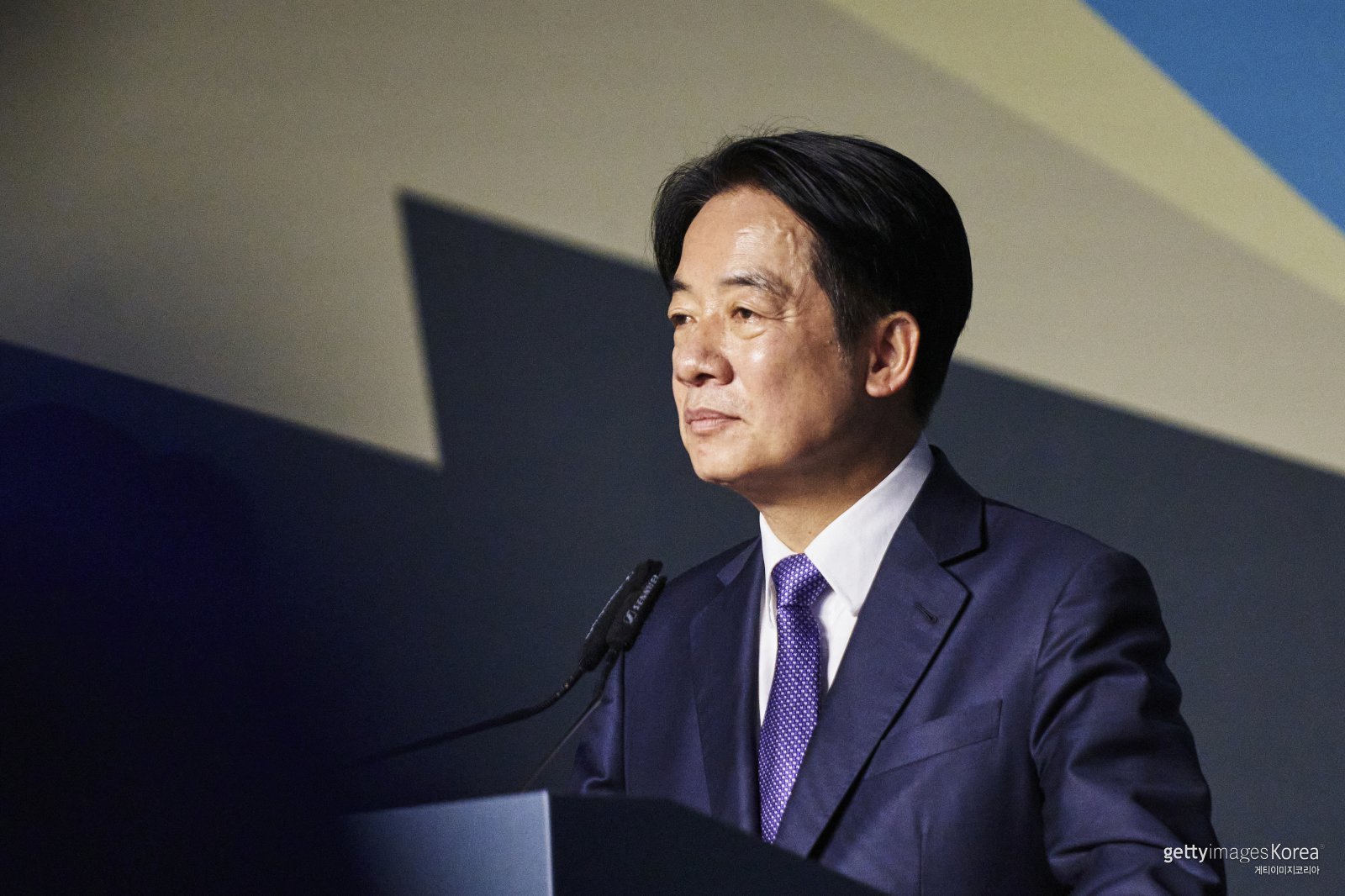 라이칭더 대만 총통. 한국의 ‘중국(대만)’ 표기에 대해 “대만인 자기결정권을 존중하라”고 유감을 밝혔다. 게티이미지