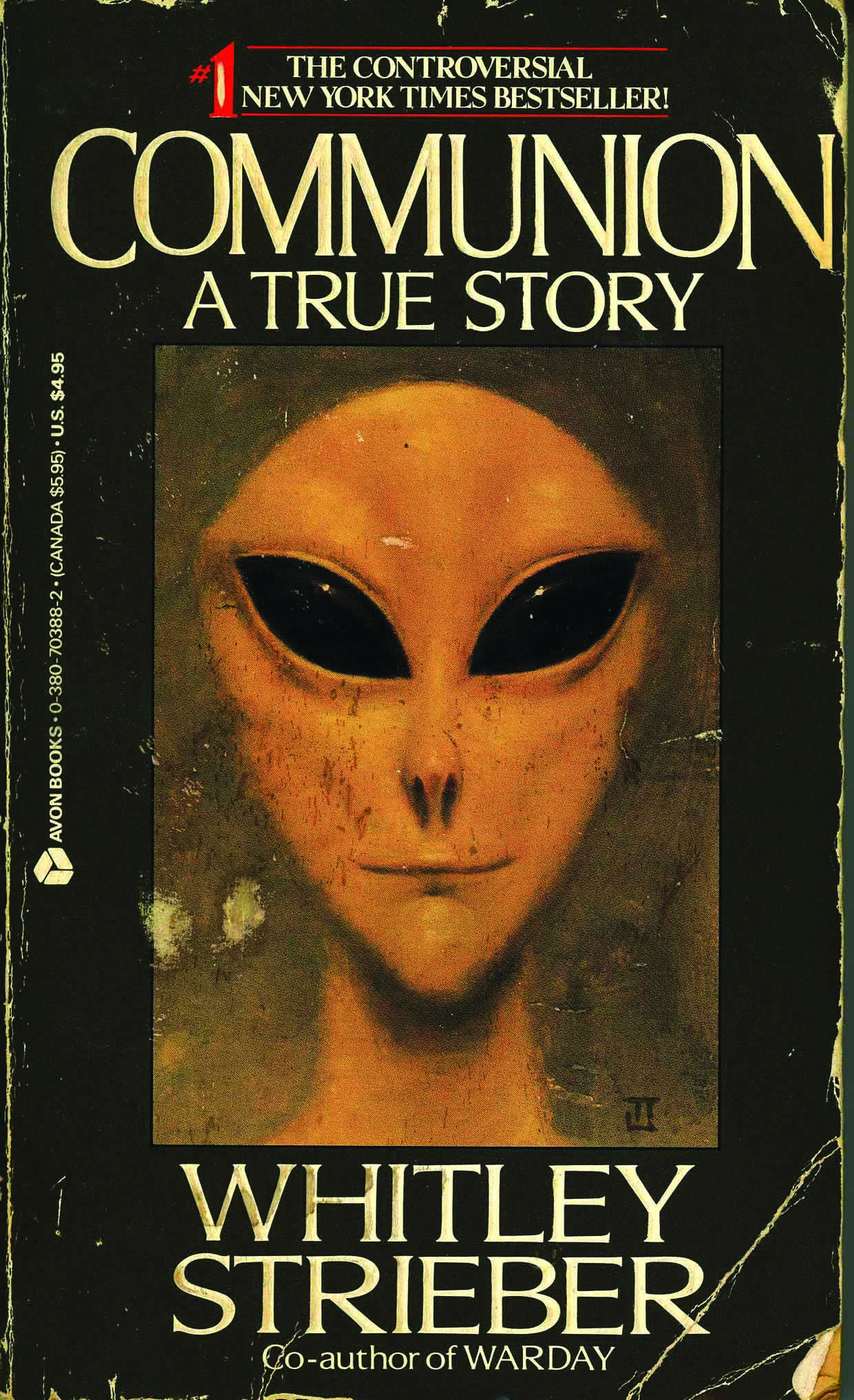 미국 잡지 ‘성찬(communion)’에 실린 외계인의 모습. 이 모습이 이후 외계인 얼굴의 상징적인 아이콘으로 자리 잡았다.