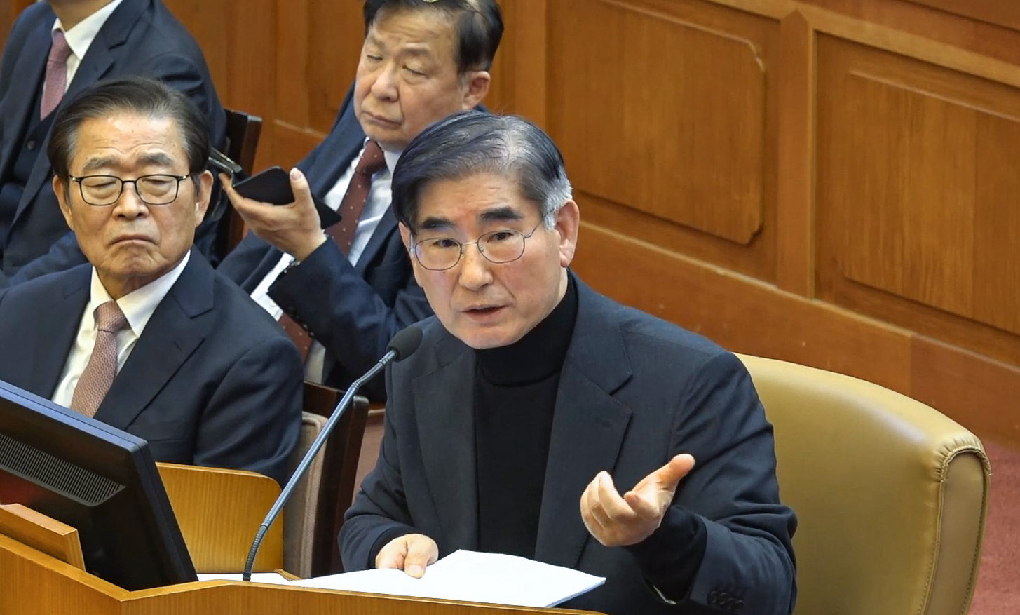 김용현 전 국방부 장관. 헌법재판소 제공.