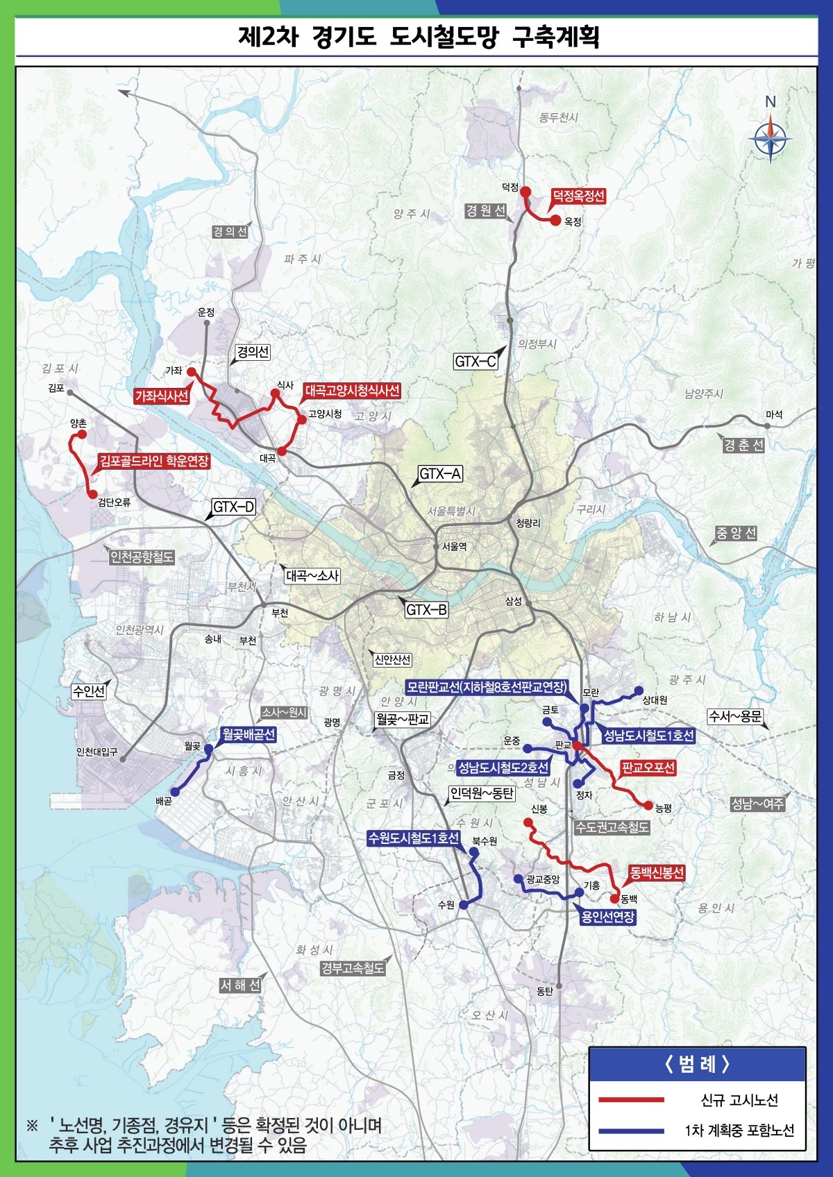 제2차 경기도 도시철도망 구축계획