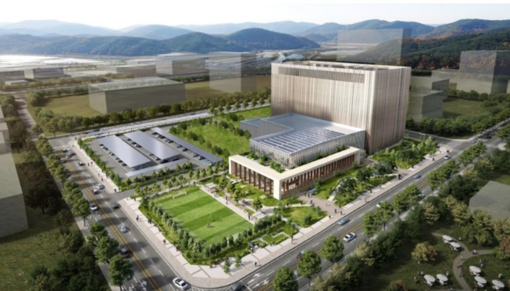 전남 장성군 남면 첨단3지구에 들어설 장성파인데이터센터 조감도. 전남도 제공
