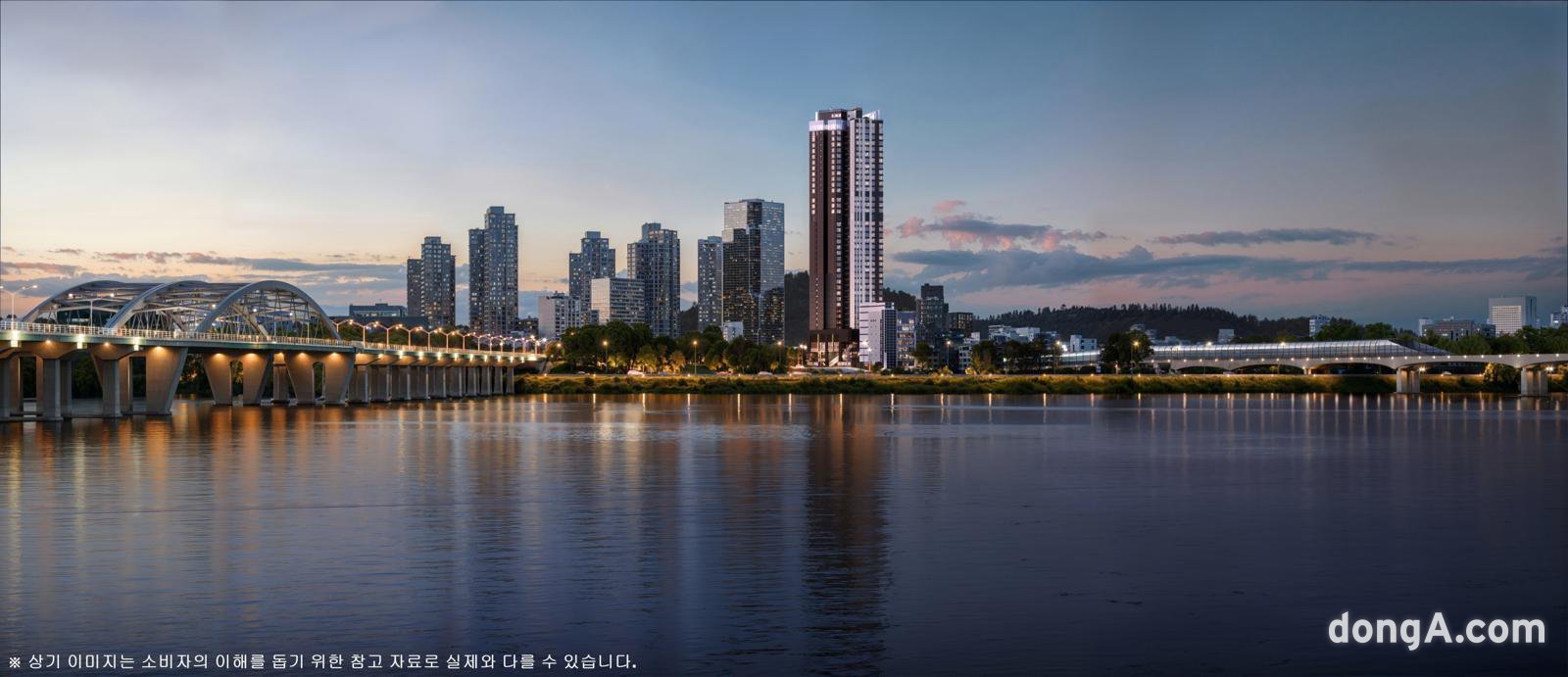 라비움 한강 투시도