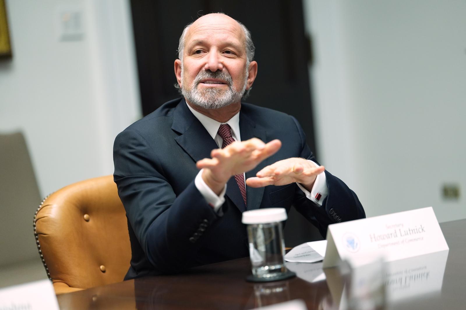 하워드 러트닉 미국 상무장관. AP=뉴시스