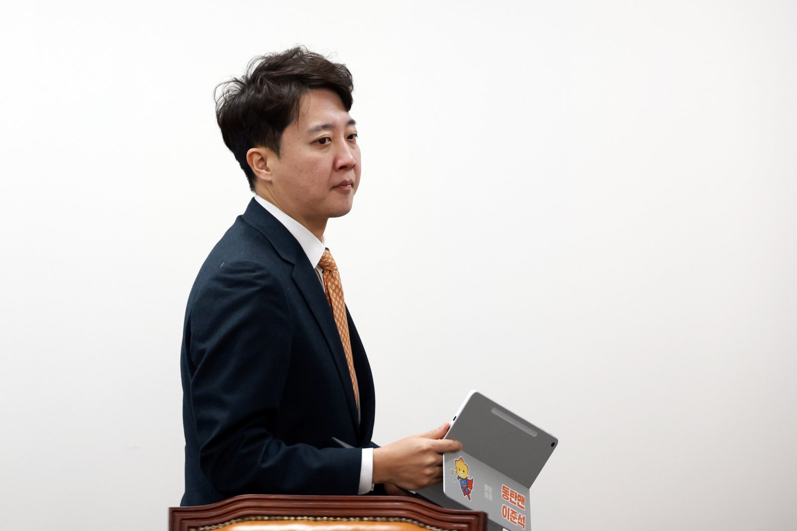 이준석 개혁신당 대표가 1일 서울 여의도 국회에서 열린 최고위원회의에 참석하고 있다. 2025.12.01. [서울=뉴시스]