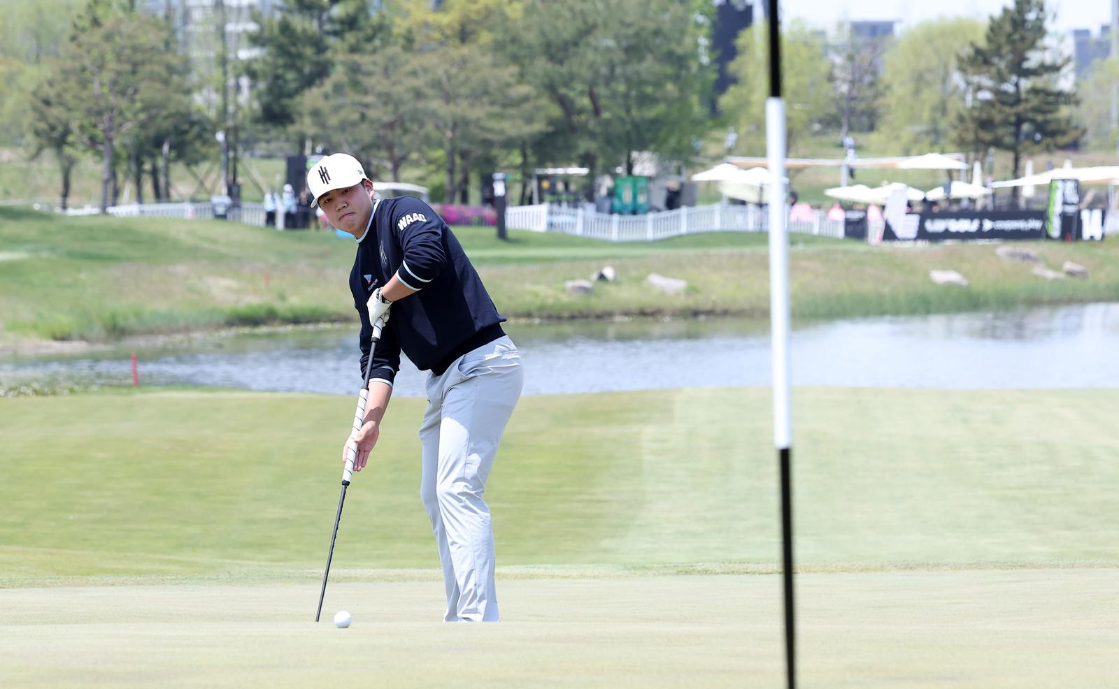 한국프로골프(KPGA) 투어로 복귀하는 장유빈. 뉴스1